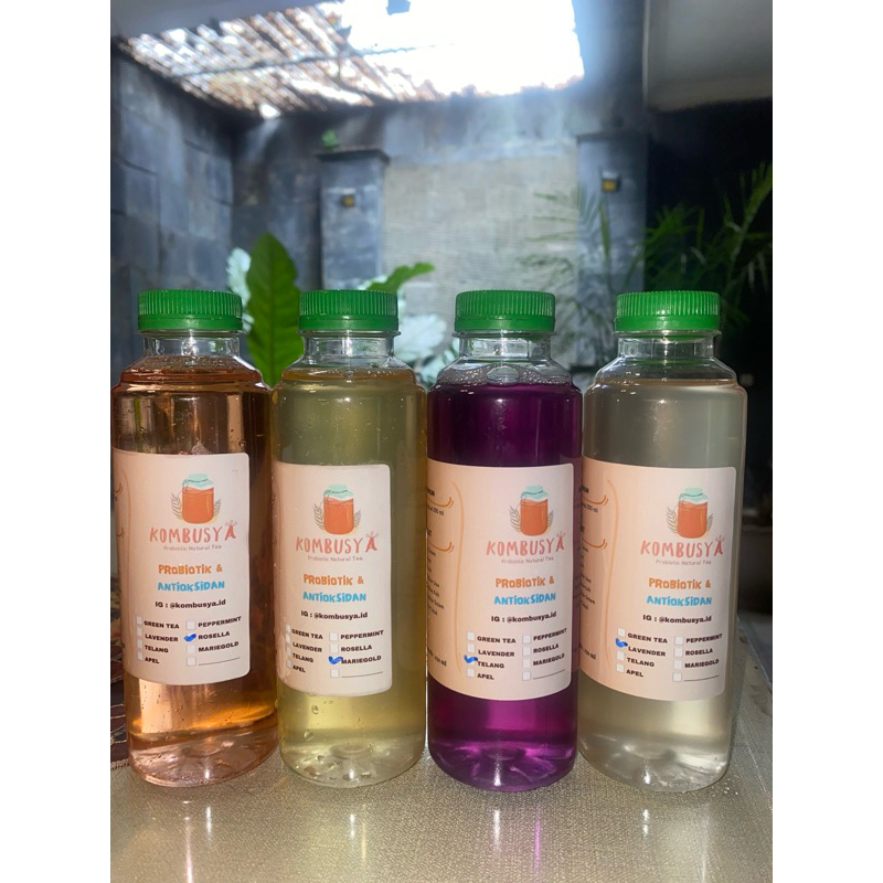 

Minuman Kombucha herbal probiotik antioksidan