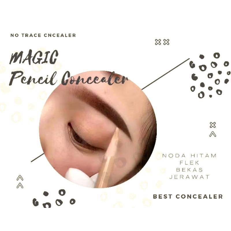 Pensil concealer penutup bekas jerawat, magic coverage