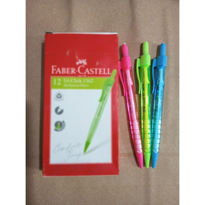 

PENSIL MEKANIK FABER CASTELL TRI CLICK 1362 / 0.5 / satuan