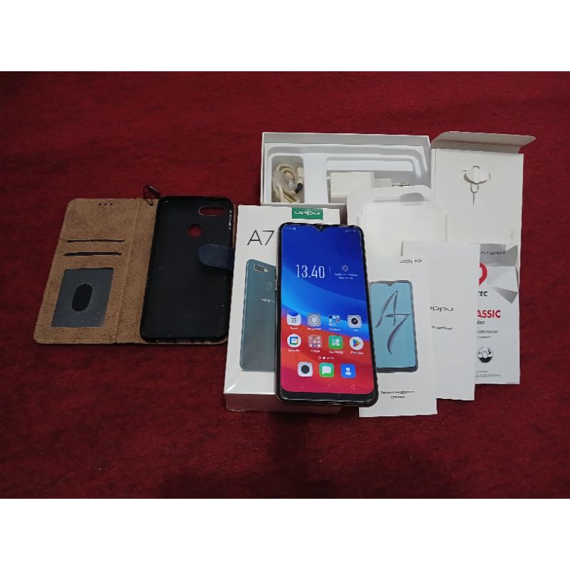 Handphone HP Bekas Oppo A7 (3/64)