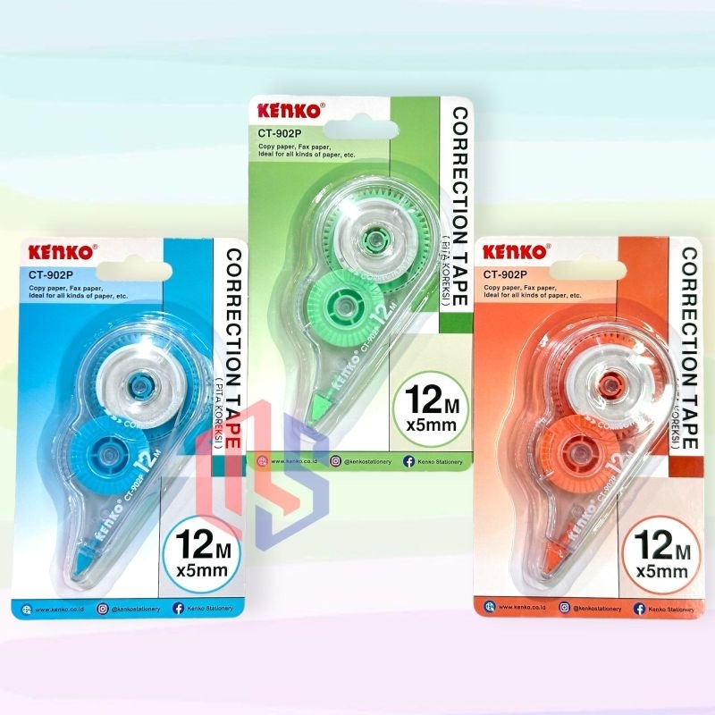 

Correction Tape/Tip X Kertas Kenko CT-902P