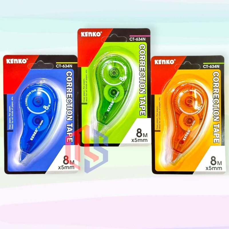

Correction Tape/Tip X Kertas Kenko CT 634N
