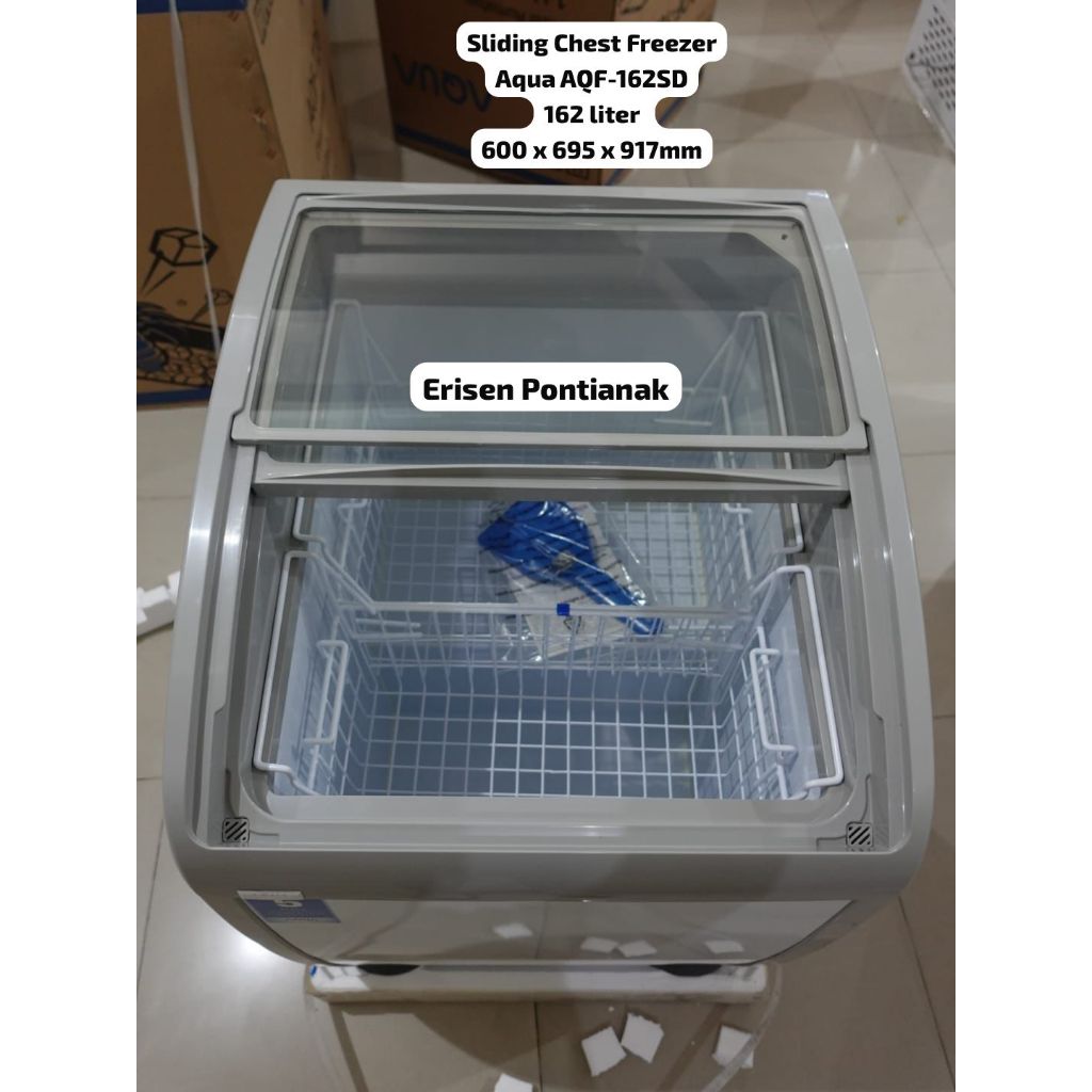 AQUA JAPAN Chest Freezer AQF-162SD - 162 Liter Sliding