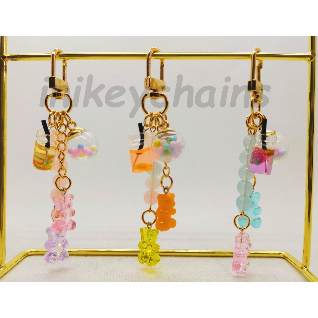 gantungan Hp gummy bear, keychains gummy bear