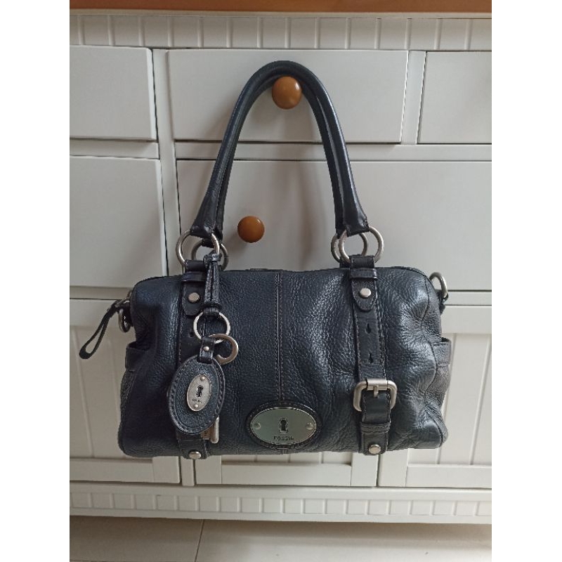 tas Fossil maddox hitam large preloved (booked)