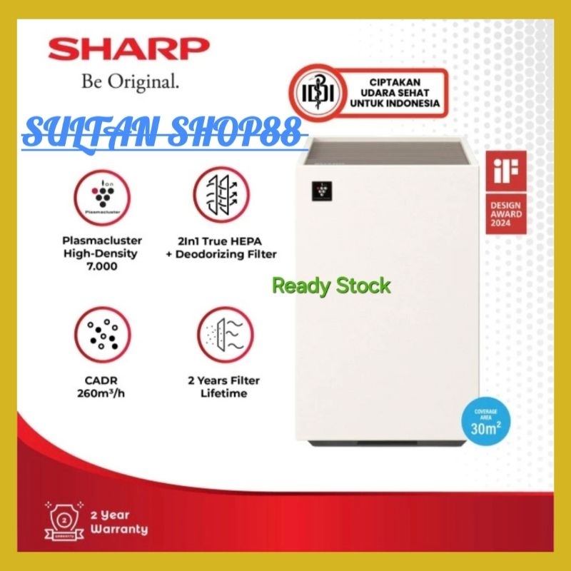 SHARP AIR PURIFIER FPS40YT PLUSMA CLUSTER (30 M2) HEPA FILTER PUREFIT MINI SERIES I AIR PURIFIER SHA