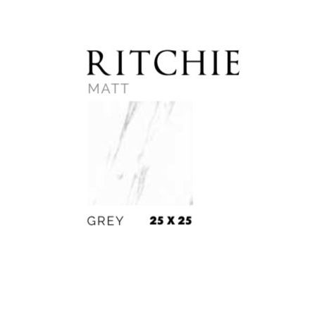 ASIA TILE FLOOR TILE RITCHIE MATT GREY 25X25
