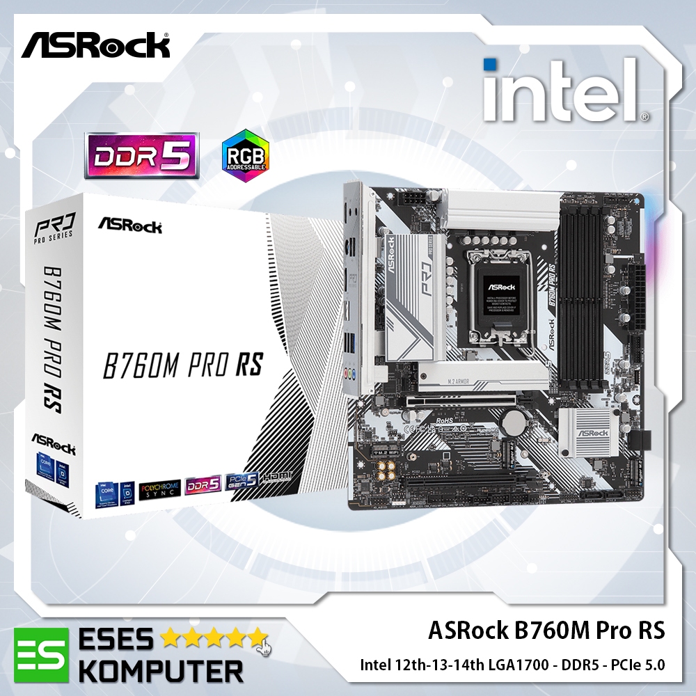 Motherboard Intel B760M ARGB mATX LGA1700 DDR5