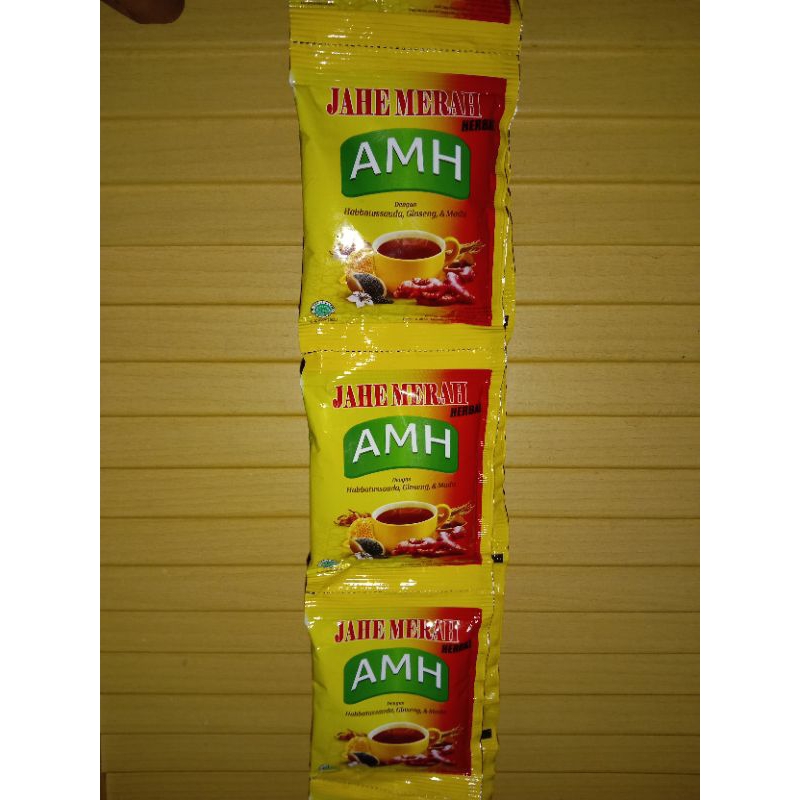 

AMH jahe merah original 10 sachet/1 renceng AMH jahe merah original