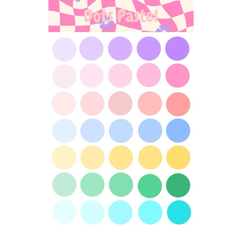 

Dots Stiker Pastel