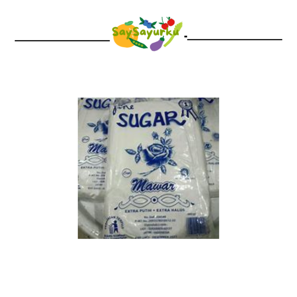 

FINE SUGAR MAWAR BIRU 500GR