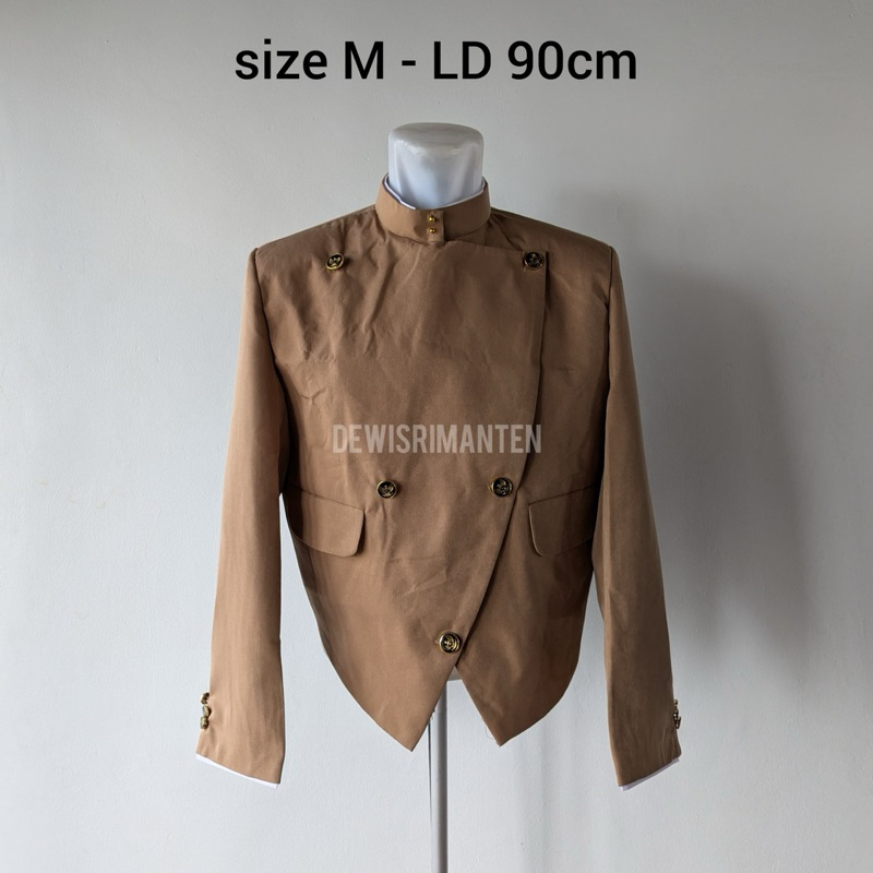 Beskap solo Moka bordir/Beskap Moka solo/Beskap manggolo coklat muda