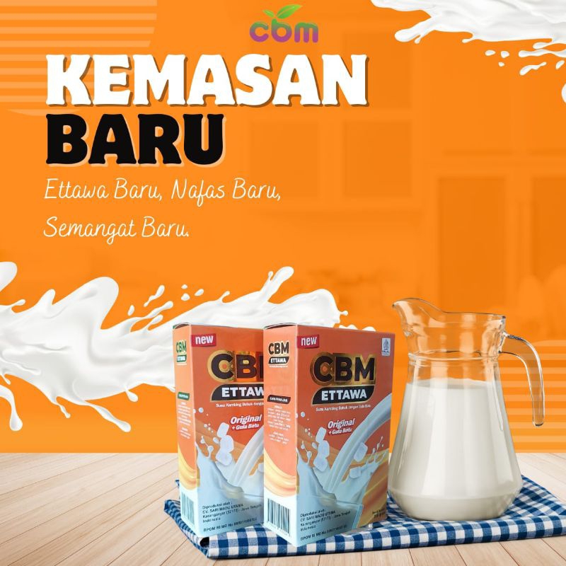 

ETAWA GOLD SUSU KAMBING 100% MURNI GULA BATU