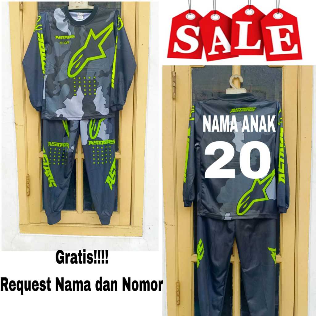 Baju balap baju motorcross setelan baju balap sepeda  baju balap motor