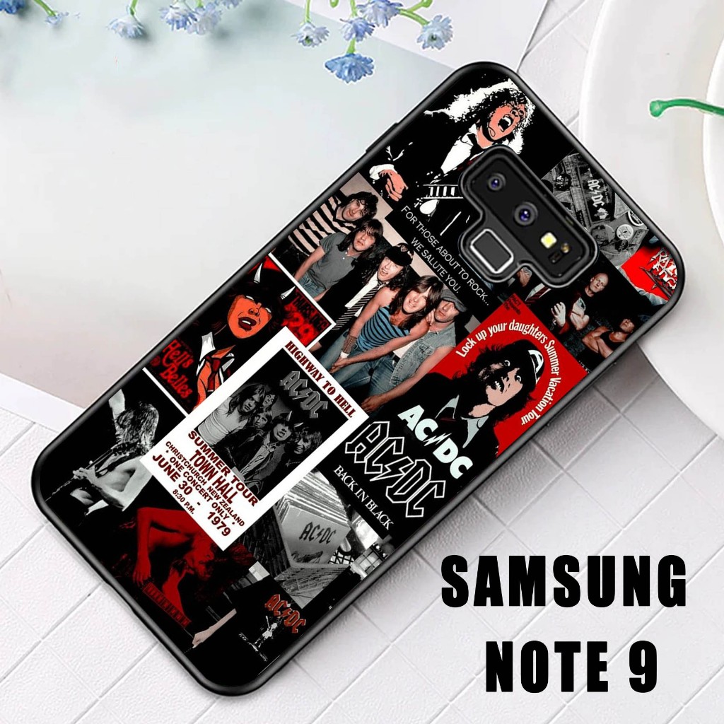 Case Glossy , Case Samsung Note 9   , Motif wallpaper band Keren- Silikon - Case Glossy - Casing - T
