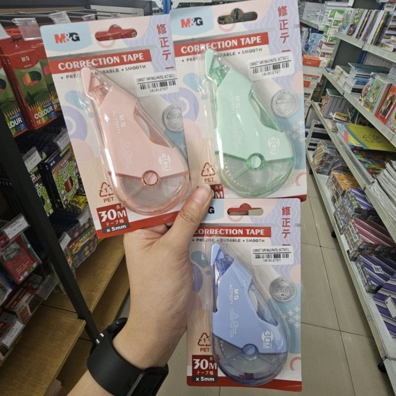 

correction tape tipex kertas jumbo M&G warna pastel