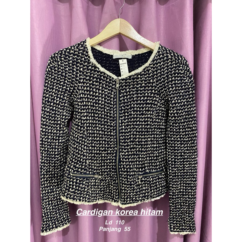 [THRIFT & PRELOVED] Cardigan Korean Sleting