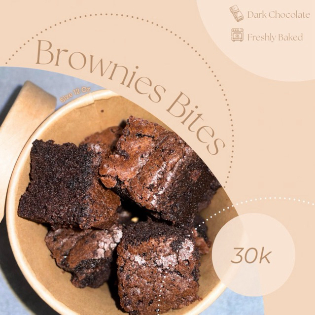 

Brownies bites - size 12 oz