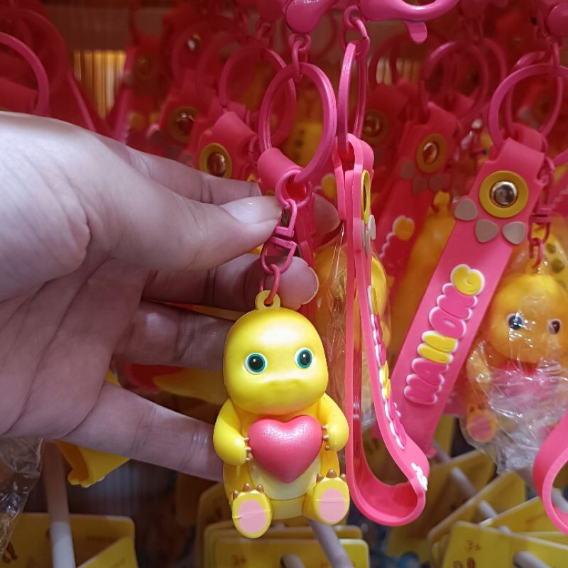 Nai Long | Dino Kuning Gantungan Kunci Miniso | Nailoong Keychain Miniso