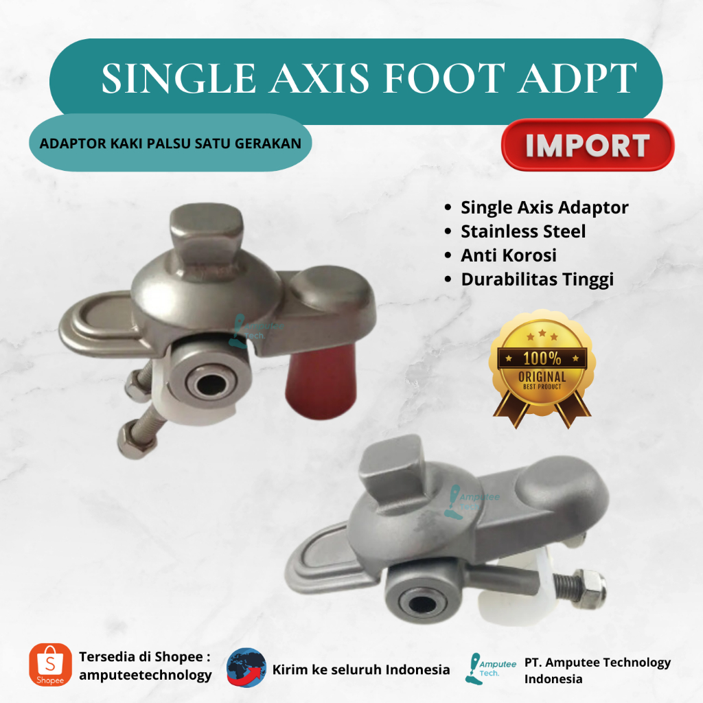 Single Axis Foot Adaptor | Adaptor Sendi Telapak Kaki Tiruan Satu Axis | Sendi Telapak Kaki Palsu Sa