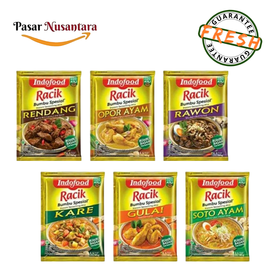 

Bumbu racik instan "indofood" 45 gram - Pasar Nusantara