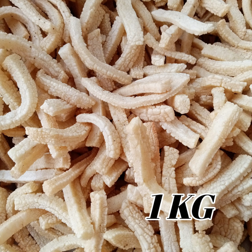 

KERUPUK RAMBAK MENTAH 1 KG RAMBAK STIK SIAP GORENG