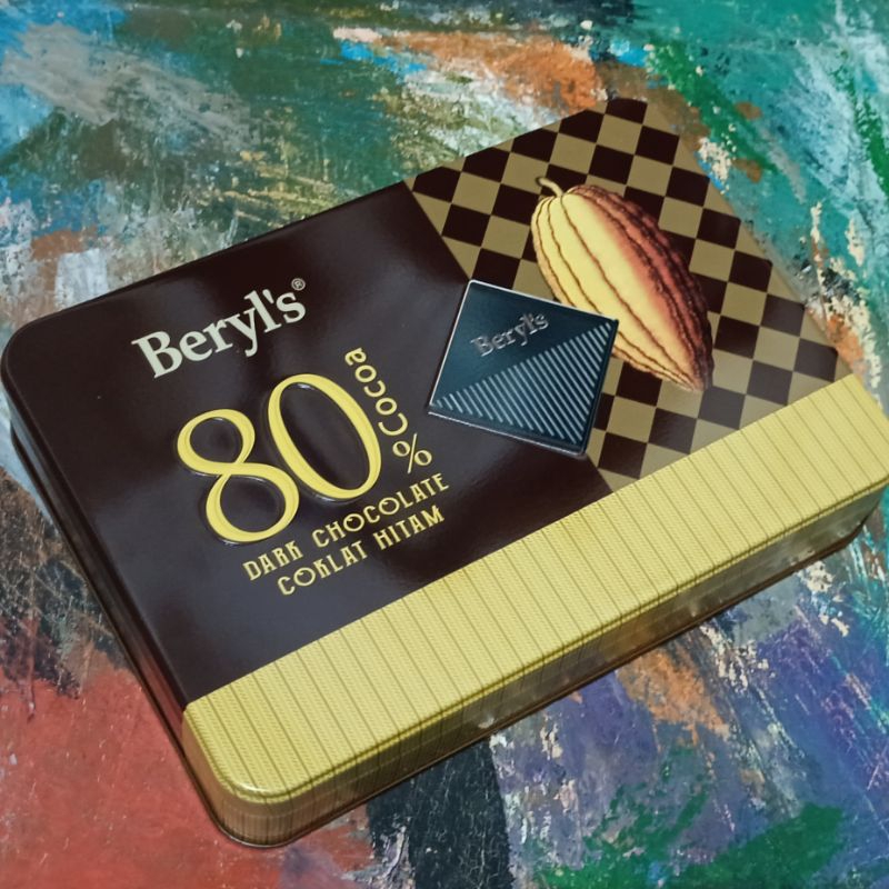 

Beryls 108gr Tin 80% Cocoa Dark Coklat Chocolate Hitam Kokoa 80 percent