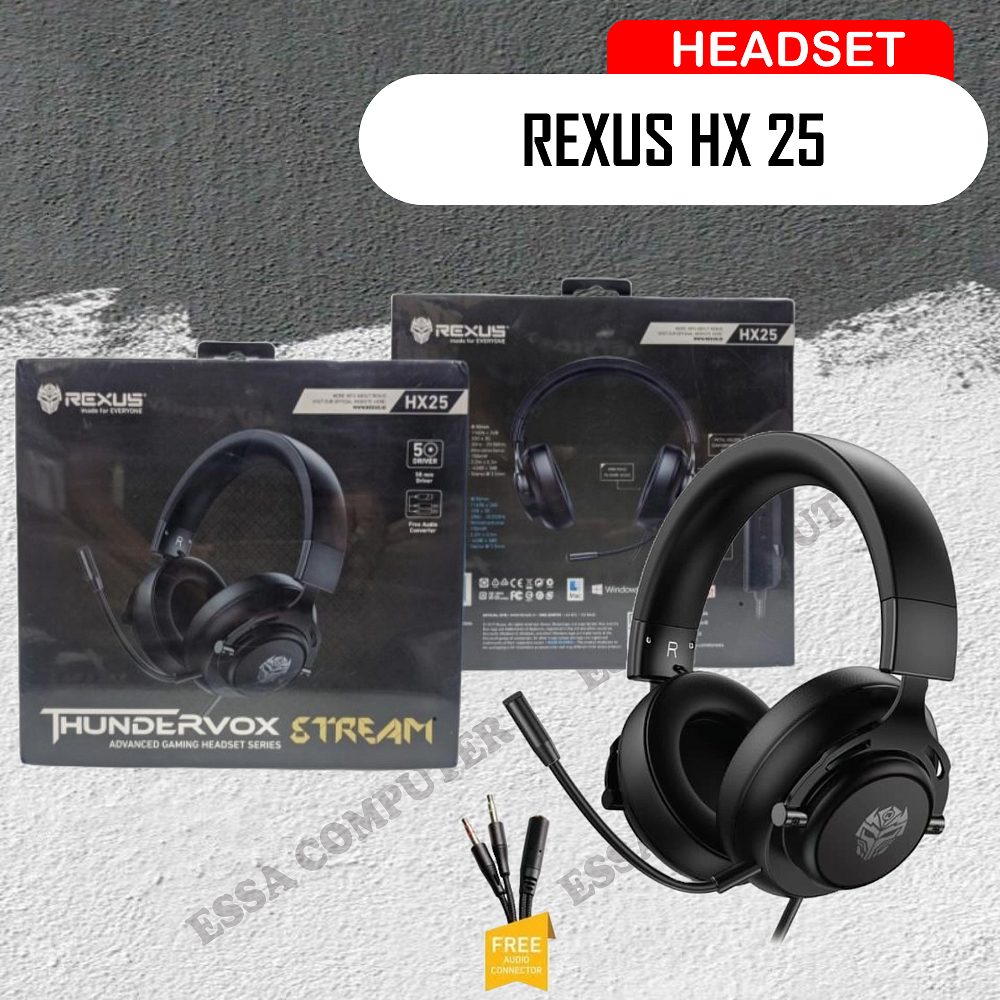 Headset Gaming Rexus Thundervox HX25 - HX 25