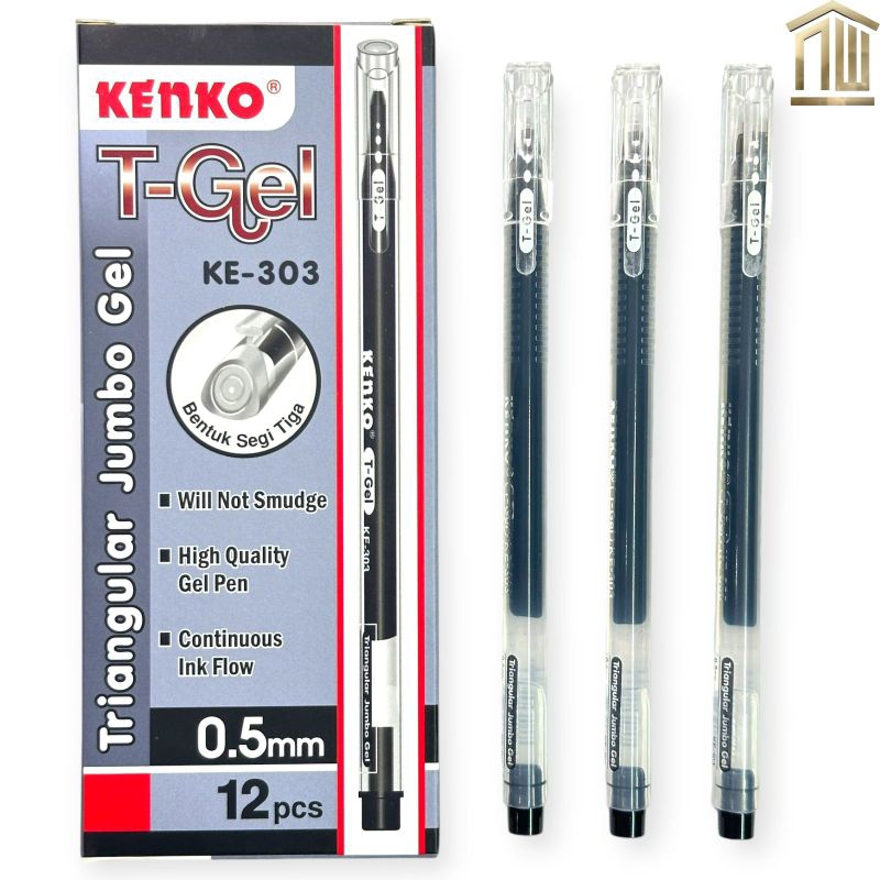

Pulpen/Ballpoint/Pen Gell T-Gel Kenko KE 303 (12 Pcs)