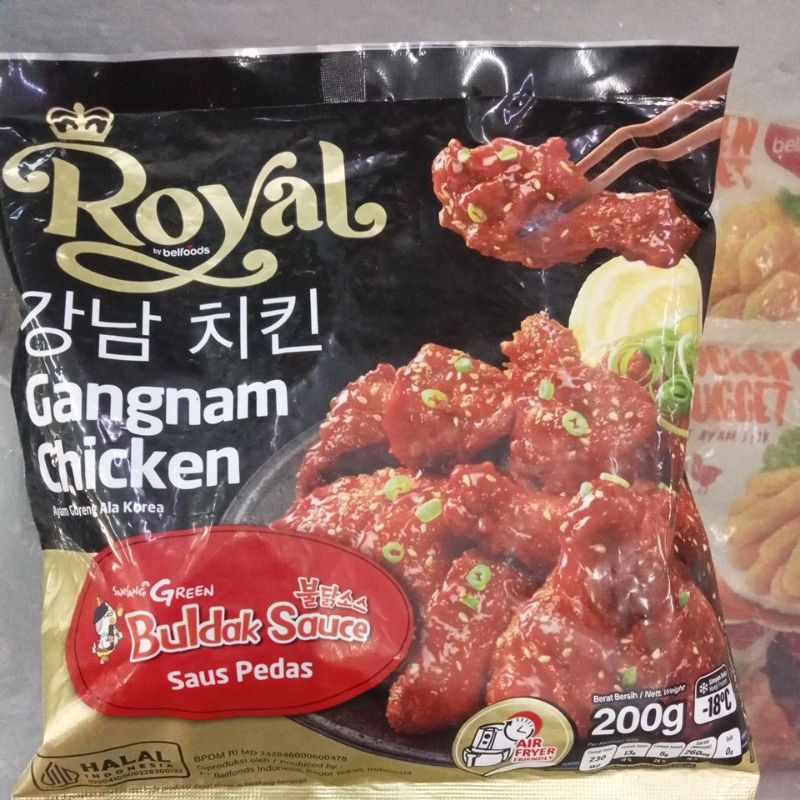 

belf royal gangnam chiken 200gr