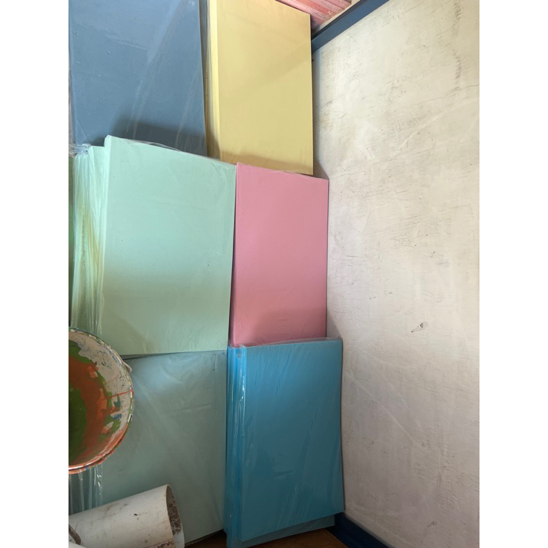 [ 1 PACK / 100 LEMBAR ] KARTON BC JILID WARNA , BC JILID PUTIH