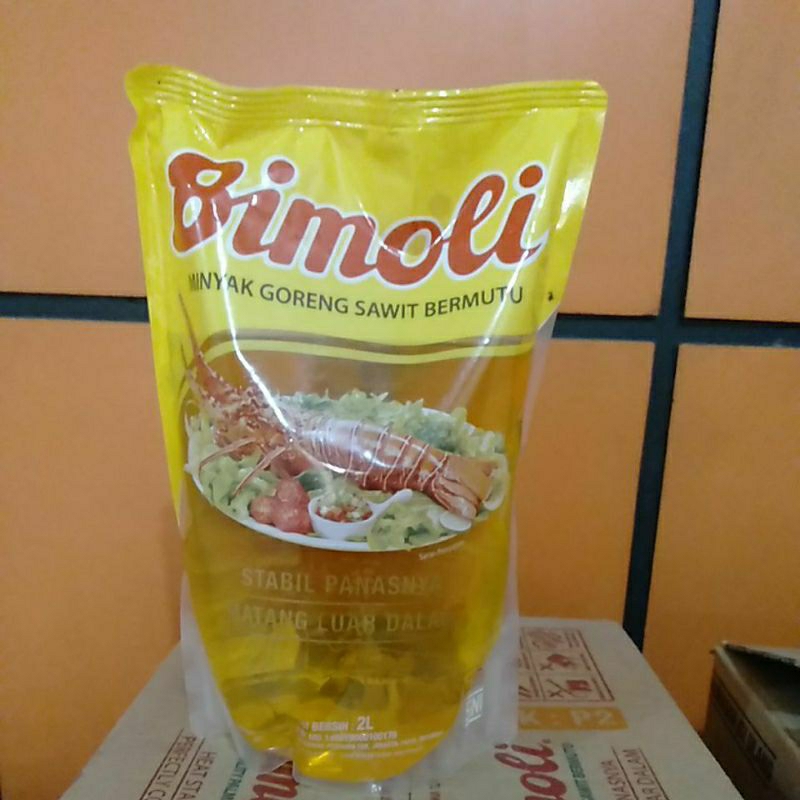 

(BISA COD)Minyak goreng Merk Bimoli kemasan reffil 2 L