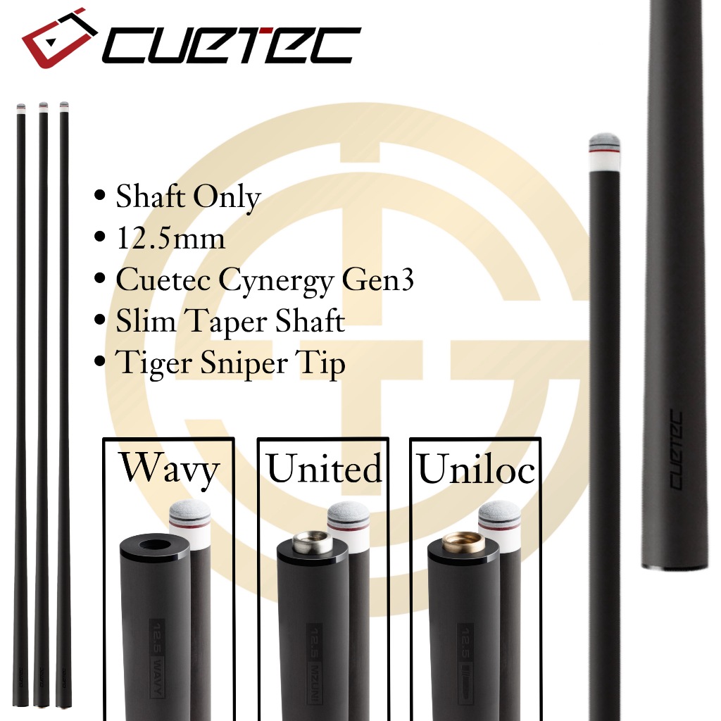 Cuetec Carbon Shaft 12.5mm (Shaft Only)