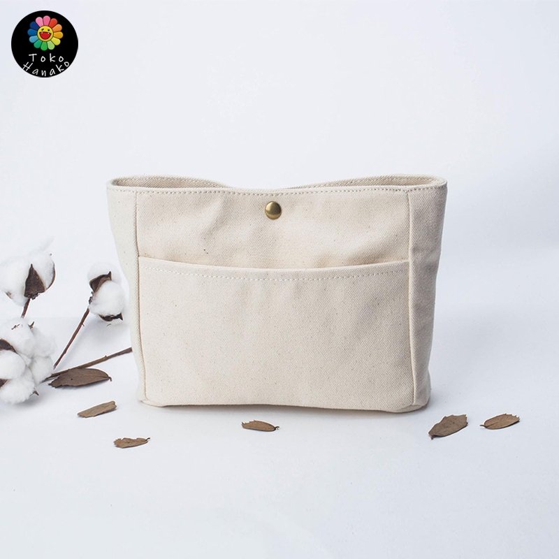 Canvas Bag Organizer - Organiser Inner Dalaman Tas Dalaman Tas Magnet Clip
