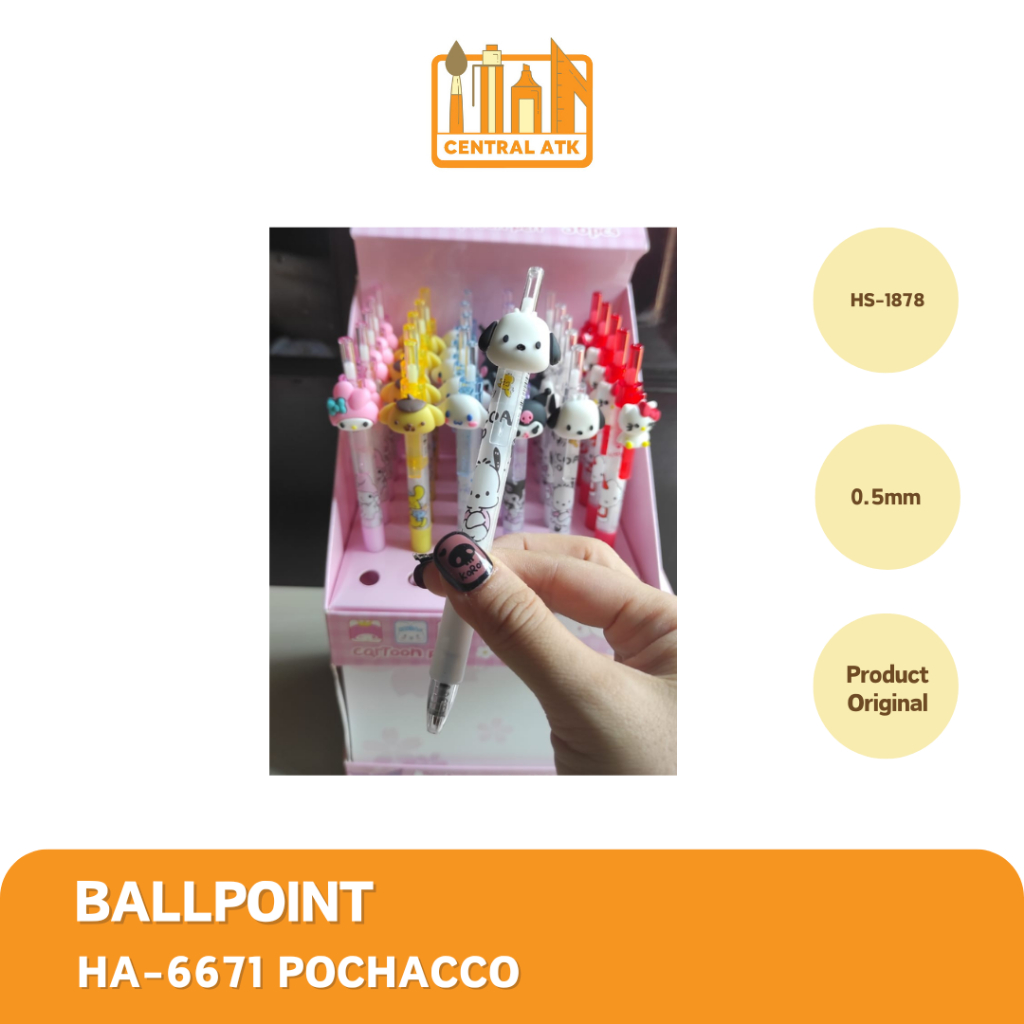 

BALLPOINT 0.5MM HA-6671 POCHACCO