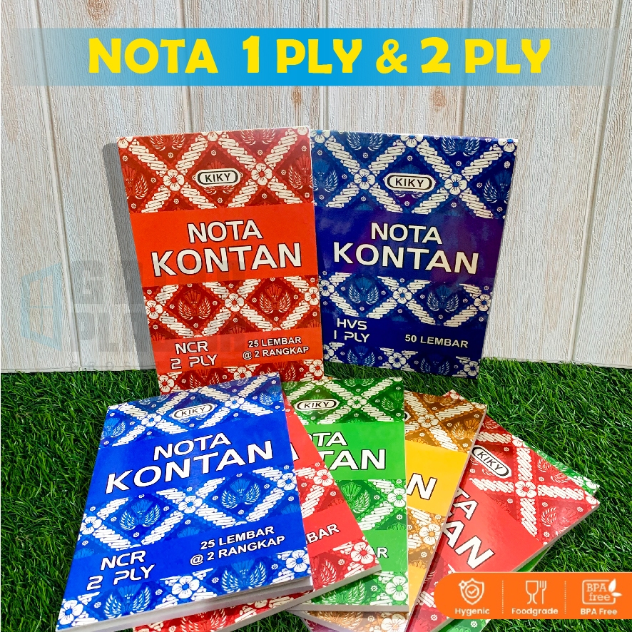 

Nota 1 PLY - Nota 2 PLY - Nota 2 Rangkap - Nota Kertas - Nota Kontan - Nota Kertas