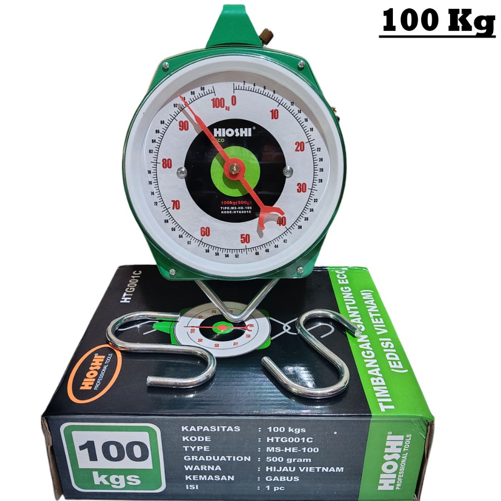 timbangan gantung 100kg HIOSHi /hanging scale HIOSHI 50kg made in vietnam