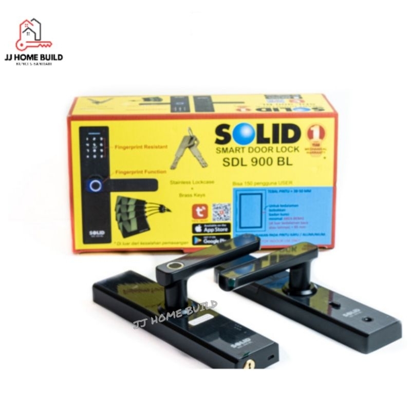 Solid Smart Door Lock SDL 900 BL/Smart Lock Solid/Kunci Digital Solid