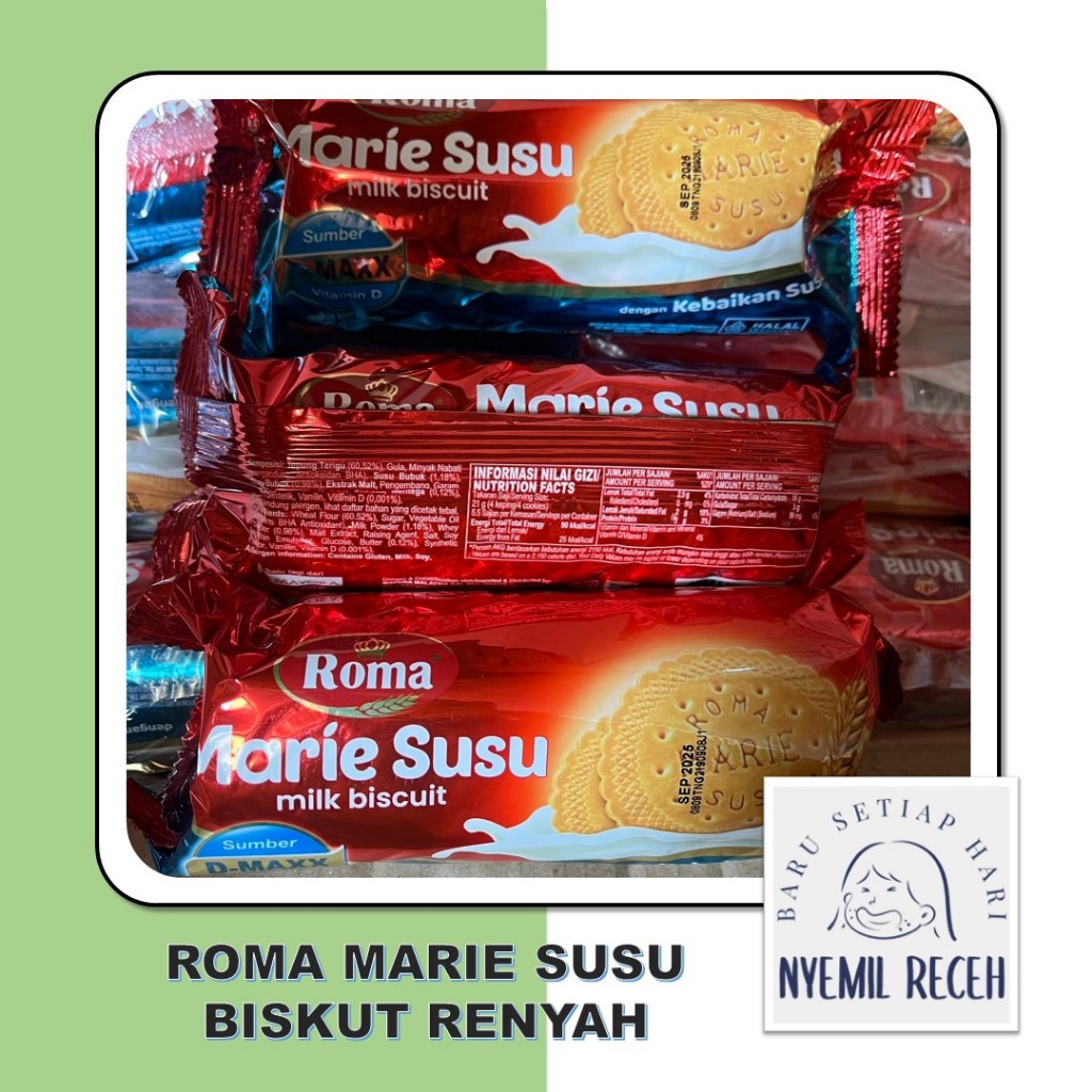 

Roma Marie Susu Biskut Renyah 115gr