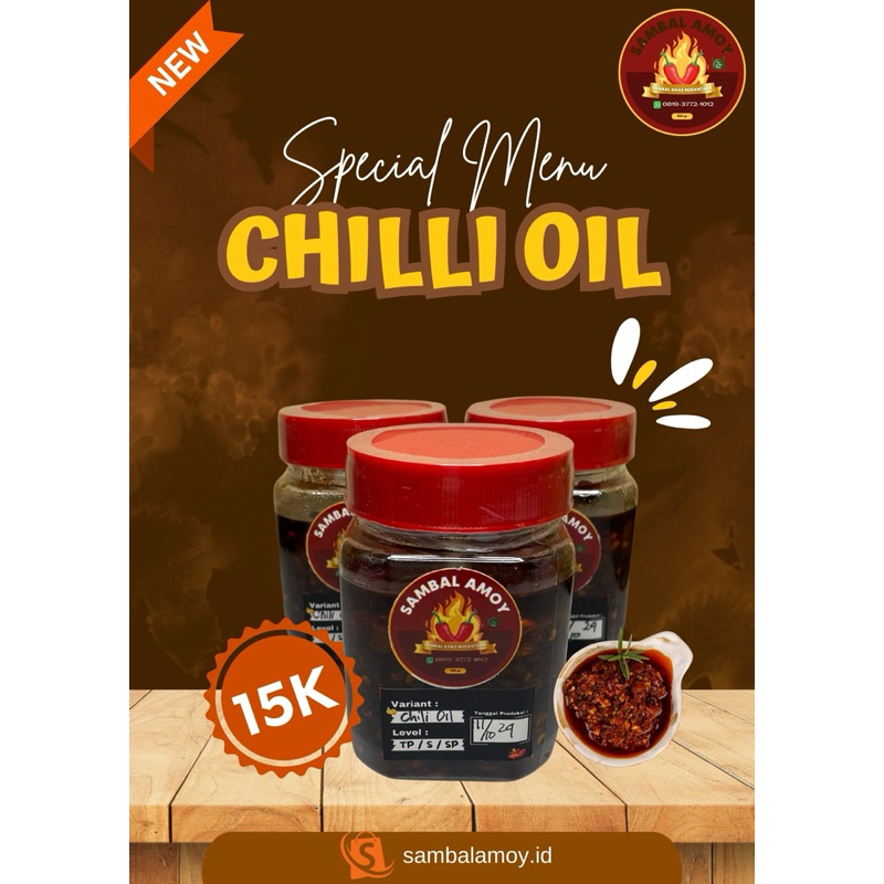 

Amoy Chilli Oil 150gr | Garansi Enak 100% & Halal