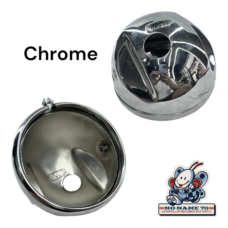 Batok Lampu Depan CB125 Pres Sakatech PNP Reflektor Depo 5'75" Bahan Chrome