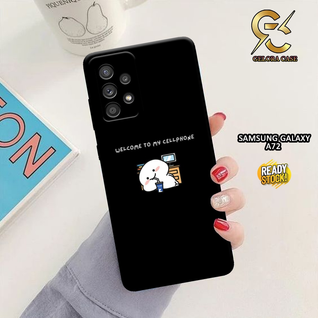 Softcase Samsung Galaxy A72 4G 2021 - geloracase - Casing  Samsung Galaxy A72 4G 2021 - Motif case e