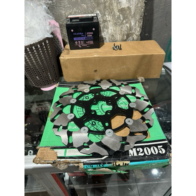 piringan Suzuki skywave hayate 300mm piringan lebar 30cm shogun smash m2005