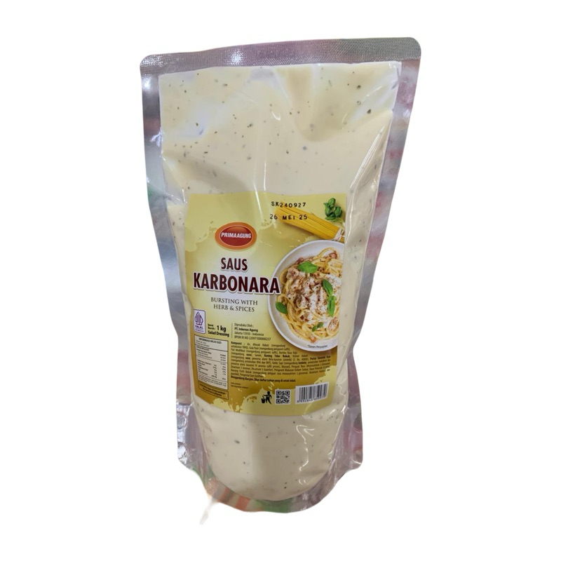 

PRIMA AGUNG SAUS KARBONARA 1 KG