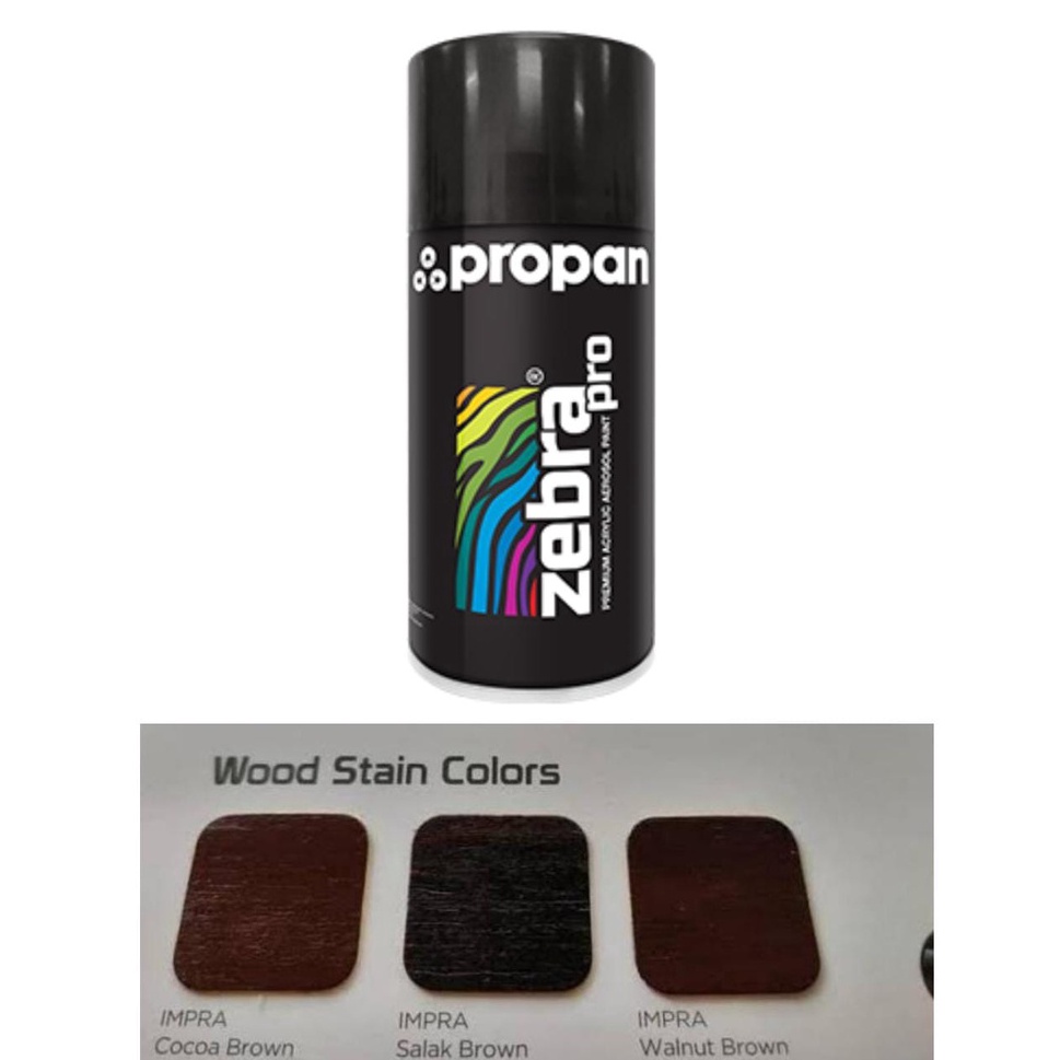 pilok pilox cat semprot propan 3ml zebra pro wood stain colors pilok pilox motif kayu impra cocoa br