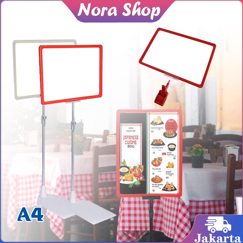 

KODE S2T8 Papan Harga Untuk Jualan Frame Display Promo Standing Display Standing A4 Stand Promosi Tokog
