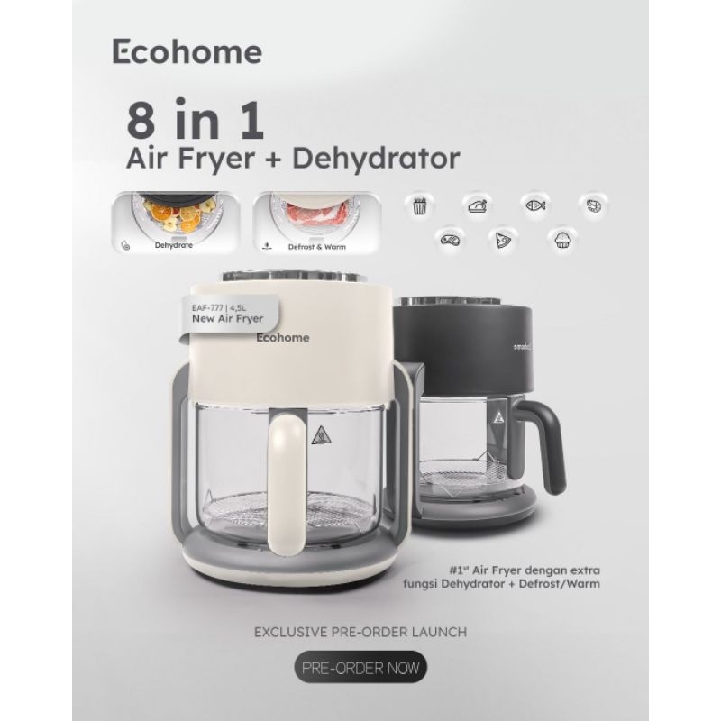 Ecohome Air Fryer & Dehydrator EAF 777