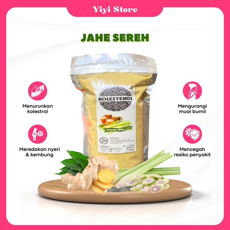 

ESTRAK JAHE SEREH UNTUK KOLESTROL 200gr