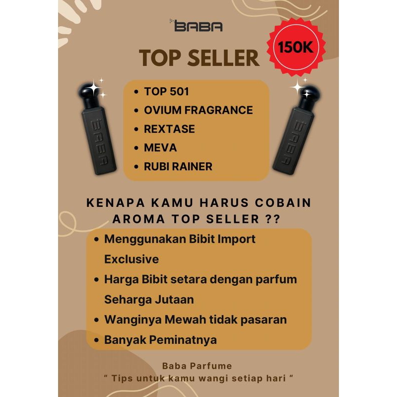 REXTASE | TOP SELLER BABA PARFUME ORIGINAL | PERFUME KEKINIAN VIRAL HALAL | PARFUME PEMIKAT PRIA DAN