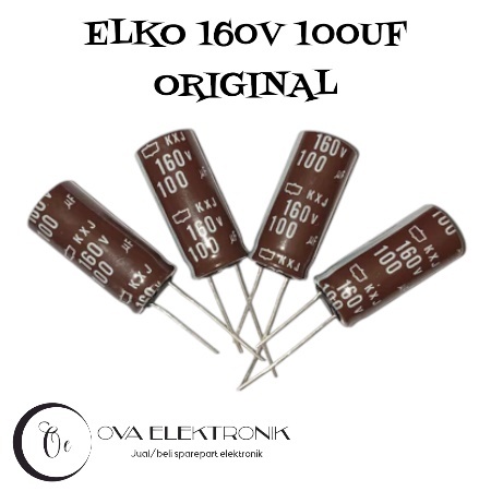 ELKO 160v 100uf ELCO 100uf 160v AUR ORIGINAL